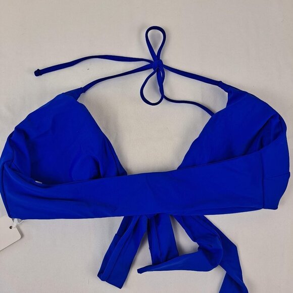 Holipick Size Small Cobalt Blue Bikini CutOut on Bottoms Ties on Bikini Top NWT - Picture 11 of 15